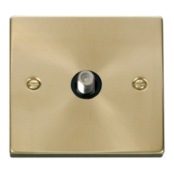 VPSB156BK Deco 1 Gang Satellite Socket Outlet - Bl