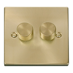 VPSB162 Deco VPSB 2GANG 2WAY 100W LED DIMMER SWITC
