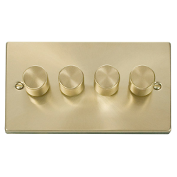 VPSB164 Deco VPSB 4GANG 2WAY 75W LED DIMMER SWITCH