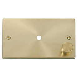 VPSB185 Deco 2 Gang Plate Single Aperture (1000W M