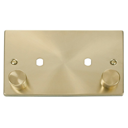 VPSB186 Deco 2 Gang Plate Twin Aperture (1630W Max