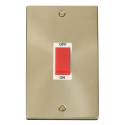VPSB202WH Deco 2 Gang 45A DP Switch - White