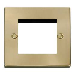 VPSB311 Deco Single Plate (Twin Media Module Apert
