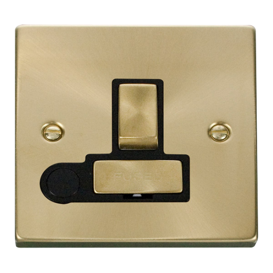 VPSB551BK Deco 13A Fused 'Ingot' Switched Connecti