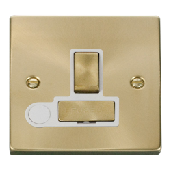 VPSB551WH Deco 13A Fused 'Ingot' Switched Connecti