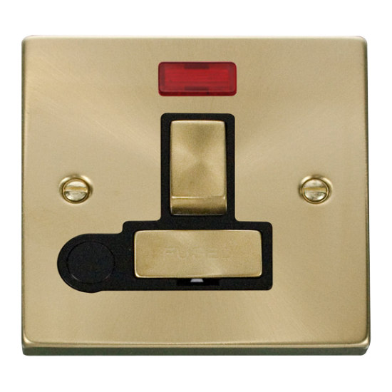 VPSB552BK Deco 13A Fused 'Ingot' Switched Connecti