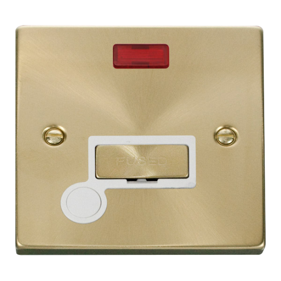 VPSB553WH Deco 13A Fused 'Ingot' Connection Unit W