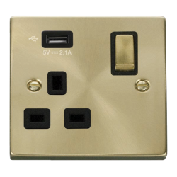VPSB571UBK Deco 1G SKT USB 2.1A DECO