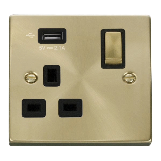 VPSB571UBK Deco 1G SKT USB 2.1A DECO