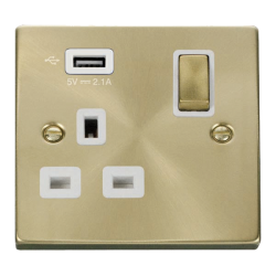 VPSB571UWH Deco 1G SKT USB 2.1A DECO