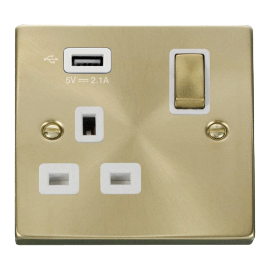 VPSB571UWH Deco 1G SKT USB 2.1A DECO
