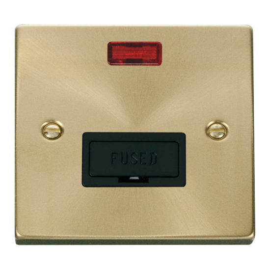 VPSB653BK Deco 13A Fused Connection Unit With Neon