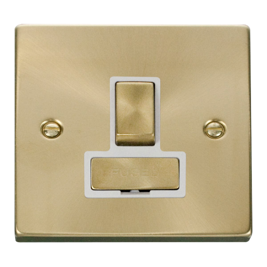 VPSB751WH Deco 13A Fused 'Ingot' Switched Connecti