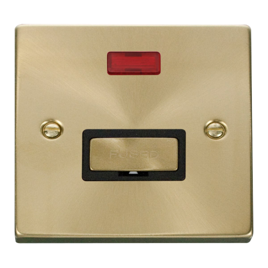 VPSB753BK Deco 13A Fused 'Ingot' Connection Unit W