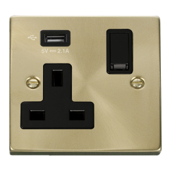 VPSB771UBK Deco 1G SKT USB 2.1A DECO