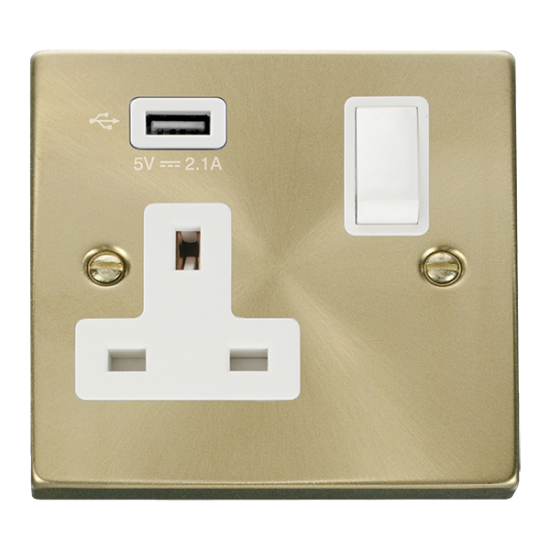 VPSB771UWH Deco 1G SKT USB 2.1A DECO