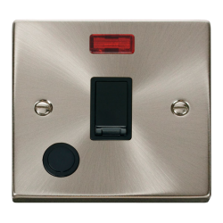 VPSC023BK Deco 20A 1 Gang DP Switch With Flex Outl