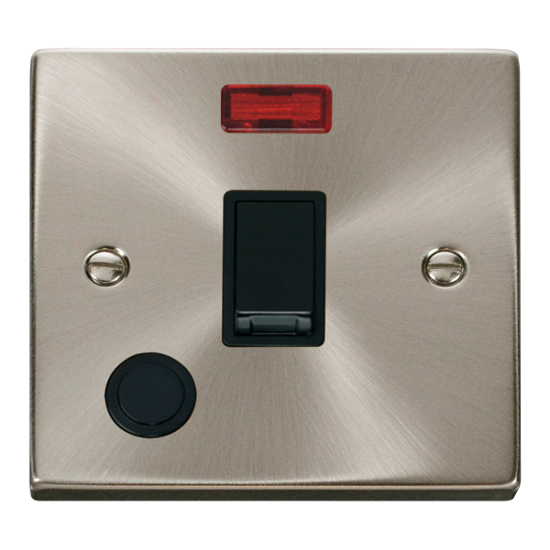 VPSC023BK Deco 20A 1 Gang DP Switch With Flex Outl