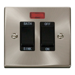 VPSC024BK Deco 20A DP Sink/Bath Switch - Black