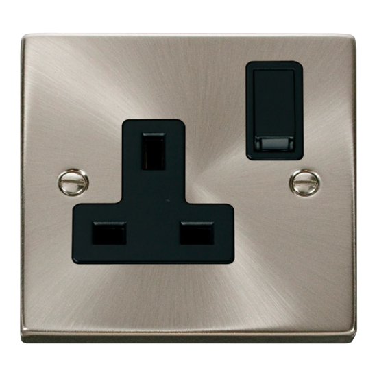 VPSC035BK Deco 1 Gang 13A DP Switched Socket Outle
