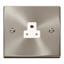 VPSC039WH Deco 2A Round Pin Socket Outlet - White