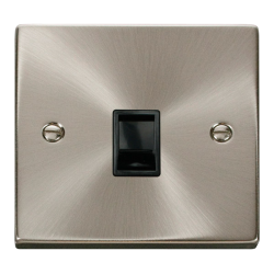 VPSC115BK Deco Single RJ11 Socket  (Ireland/USA) -