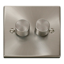 VPSC152 Deco 2 Gang 2 Way 400Va Dimmer Switch