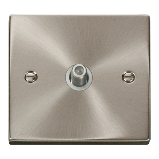 VPSC156WH Deco 1 Gang Satellite Socket Outlet - Wh