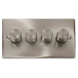 VPSC164 Deco VPSC 4GANG 2WAY 100W LED DIMMER SWITC