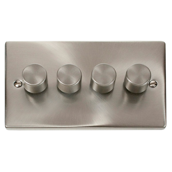 VPSC164 Deco VPSC 4GANG 2WAY 100W LED DIMMER SWITC