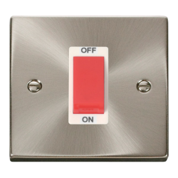 VPSC200WH Deco 1 Gang 45A DP Switch - White