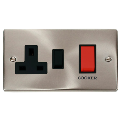 VPSC204BK Deco 45A DP Switch + 13A Switched Socket