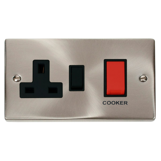 VPSC204BK Deco 45A DP Switch + 13A Switched Socket