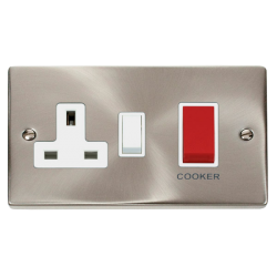 VPSC204WH Deco 45A DP Switch + 13A Switched Socket