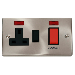 VPSC205BK Deco 45A DP Switch + 13A Switched Socket