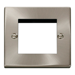 VPSC311 Deco Single Plate (Twin Media Module Apert