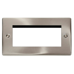 VPSC312 Deco Double Plate (Quad Media Module Apert