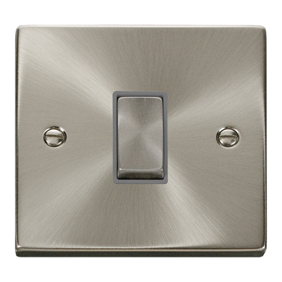 VPSC411GY Deco 10AX Ingot 1 Gang 2 Way Plate Switc