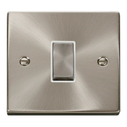 VPSC411WH Deco 1 Gang 2 Way 'Ingot' 10AX Switch -