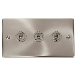 VPSC423 Deco 3 Gang 2 Way 10AX Toggle Switch