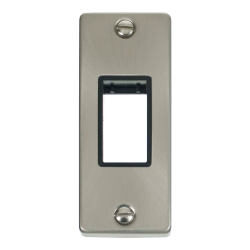 VPSC471BK Deco Single Architrave Plate & Aperture