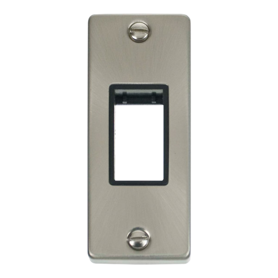 VPSC471BK Deco Single Architrave Plate & Aperture