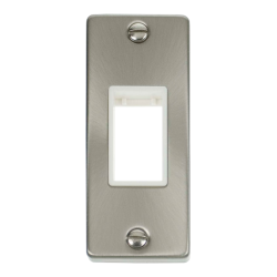 VPSC471WH Deco Single Architrave Plate & Aperture