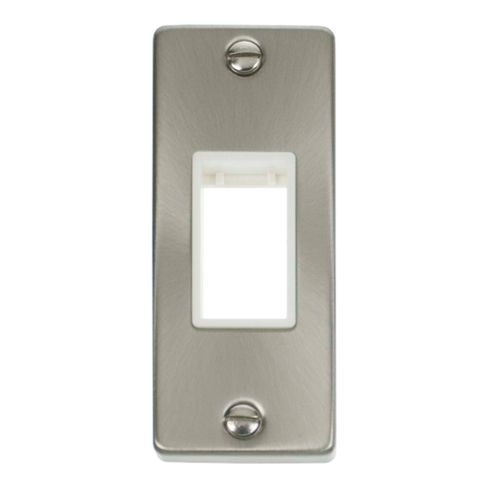 VPSC471WH Deco Single Architrave Plate & Aperture