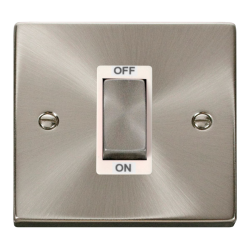 VPSC500WH Deco Ingot 1 Gang 45A DP Switch - White