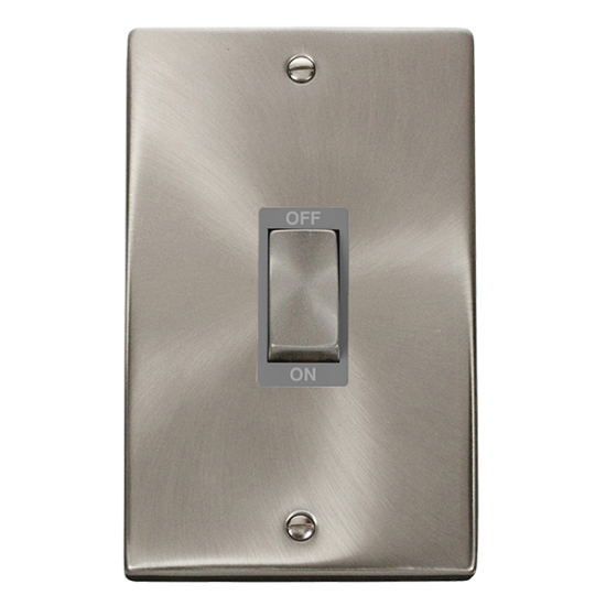 VPSC502GY Deco 50A Ingot 2 Gang (Vertica) Double P