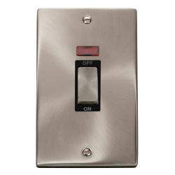 VPSC503BK Deco Ingot 2 Gang 45A DP Switch With Neo