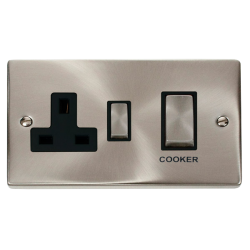 VPSC504BK Deco Ingot 45A DP Switch + 13A Switched