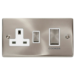 VPSC504WH Deco Ingot 45A DP Switch + 13A Switched