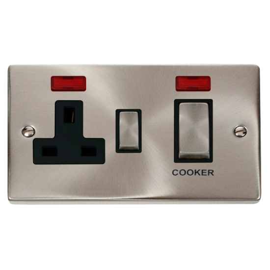 VPSC505BK Deco Ingot 45A DP Switch + 13A Switched